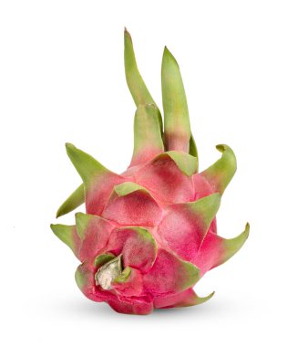 Ejderha meyvesi, pitaya beyaz arka planda izole