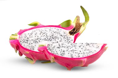 \ ejderha meyvesi, beyaz arka planda izole edilmiş pitaya