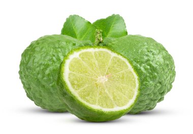 bergamot beyaz arkaplanda izole edildi