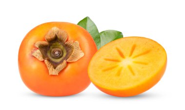 Hurma beyaz arkaplanda izole edildi