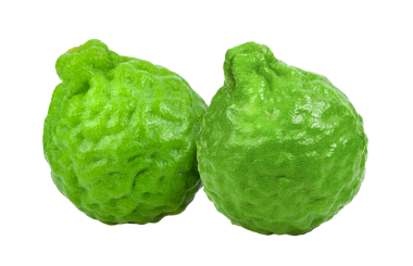 bergamot ya da kaffir üzerinde şeffaf png