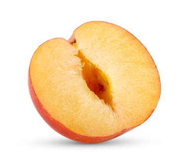 beyaz arkaplanda izole kiraz erikleri