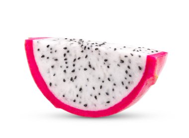 Ejderha meyvesi, pitaya beyaz arka planda izole
