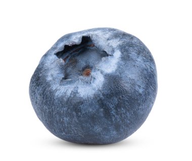 Beyaz arka planda izole edilmiş taze yaban mersini