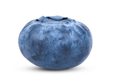 Beyaz arka planda izole edilmiş taze yaban mersini