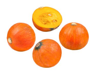 Beyaz arkaplanda kabak izole