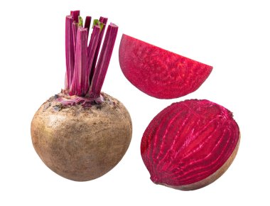 Pancar kökü beyaz arkaplanda izole edildi