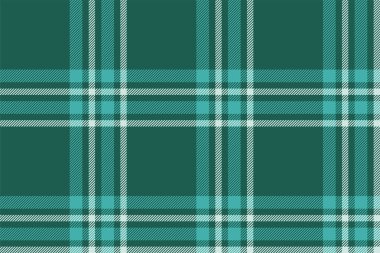 Ekoseli arka plan, kusursuz deseni yeşil olarak kontrol et. Tekstil baskısı için vektör kumaş dokusu, ambalaj kağıdı, hediye kartı, duvar kağıdı düz tasarım.