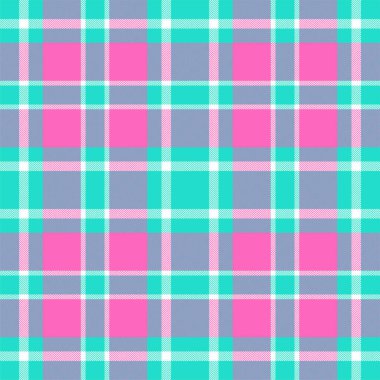 Ekose desenli. Kumaş dokusunu kontrol et. Vektör tekstil baskı tasarımı.