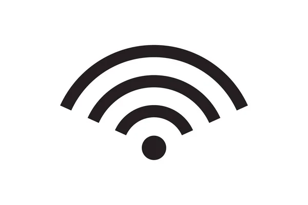 Symbol Signal Connection Vector Wireless Internet Technology Sign Wifi Network — ストックベクタ