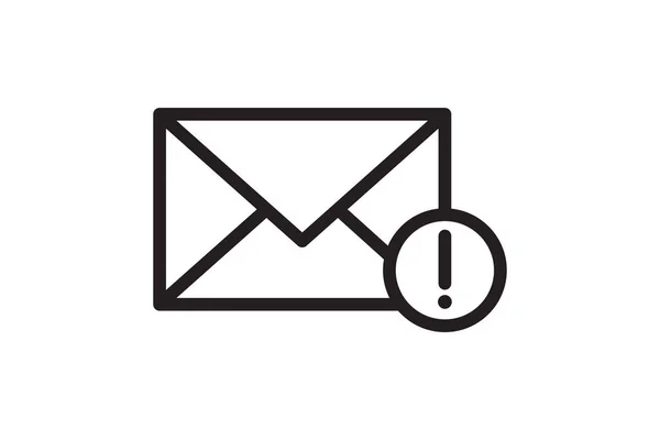 Mail Icon Vector Sign Letter Envelope Symbol Message Send Address —  Vetores de Stock