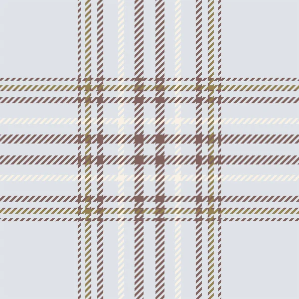 Plaid Check Pattern Seamless Fabric Texture Tartan Textile Print Design — Stock Vector