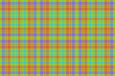 Tartan dokusu arka planı. Tekstil desenli ekose. Mavi ve turkuaz renklerde kusursuz kumaş vektörü kontrolü.