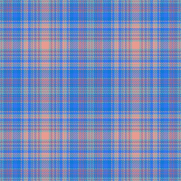 Pattern Check Vector Plaid Fabric Background Texture Seamless Tartan Textile — Stock Vector