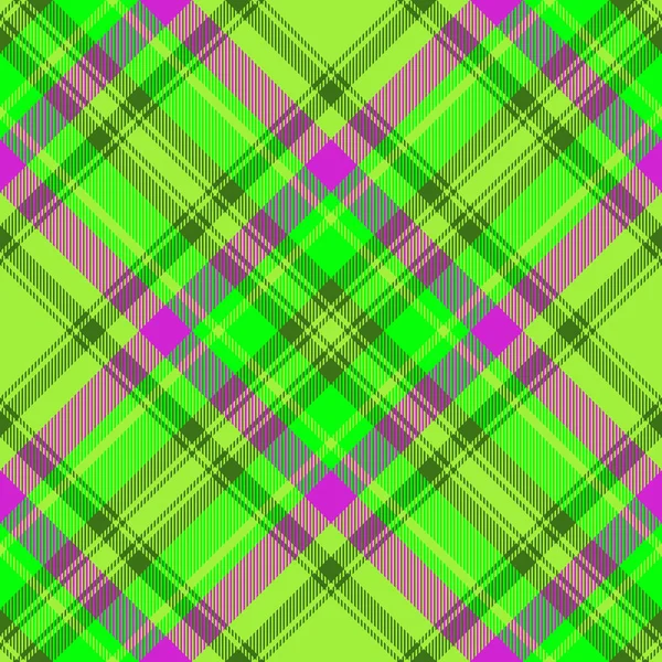 stock vector Background vector tartan. Textile plaid pattern. Check fabric seamless texture in bright and pink colors.