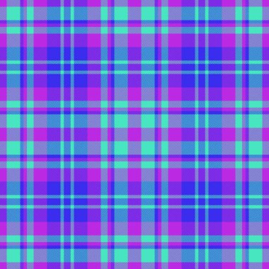 Arkaplan dokusu pürüzsüz. Kumaş taşıyıcı tekstil. Tartan desenini pembe ve yeşil renklerle kontrol et.