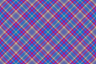 Tartan desenini kontrol et. Arka planda kusursuz tekstil. Doku ekoseli vektör kumaşı mavi ve yeşil renklerde.