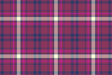 Tekstil kontrolü. Arka planda dikdörtgen kumaş var. Ekose vektör dokusu parlak ve kırmızı renklerde.