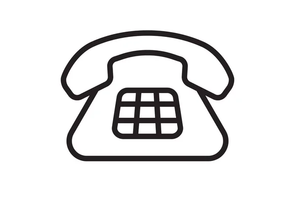 Значок Телефона Вызова Символ Вектора Связи Поддержки Элемент Проектирования Телефонных — стоковый вектор
