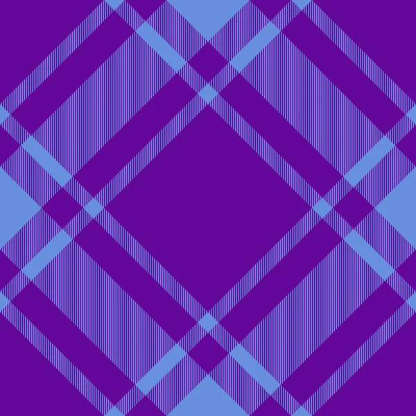 テクスチャベクトルパターン 背景をシームレスに再生します 紫と青の色で織物タータンをチェック — ストックベクタ