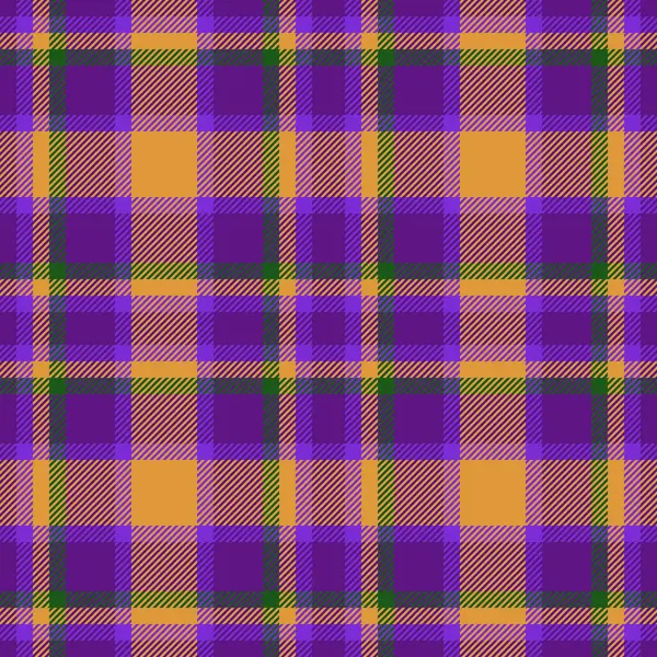 stock vector Pattern seamless background. Plaid vector tartan. Textile texture fabric check in green and purple colors.