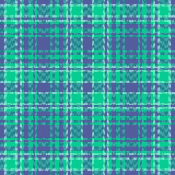 Fabric Pattern Vector Tartan Background Check Textile Texture Seamless Plaid — Stock Vector