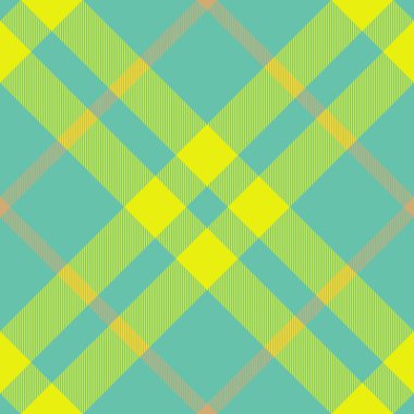 Kumaş kumaş kumaş kumaşı. Desen dokusu vektörü. Arkaplan denetimi yeşil ve parlak renklerde kusursuz ekoseli.