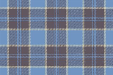 Ekose arka plan, kusursuz mavi deseni kontrol et. Tekstil baskısı için vektör kumaş dokusu, ambalaj kağıdı, hediye kartı, duvar kağıdı düz tasarım.