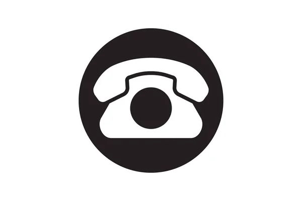 Llama Icono Del Teléfono Comunicación Soporte Símbolo Vectorial Elemento Diseño — Archivo Imágenes Vectoriales