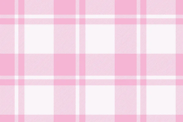 Karierter Hintergrund Kariertes Nahtloses Muster Rosa Vektor Textur Für Textildruck — Stockvektor