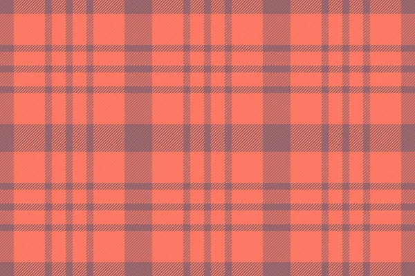 Check Vector Plaid Seamless Textile Background Texture Pattern Tartan Fabric — Stock Vector