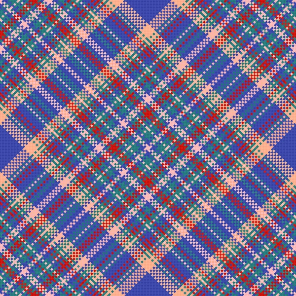 Background Texture Check Pattern Vector Tartan Textile Plaid Fabric Seamless — Stock Vector