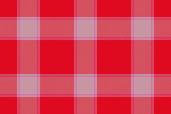 Tartan Check Fabric Pattern Vector Textile Texture Background Seamless Plaid — Stock Vector