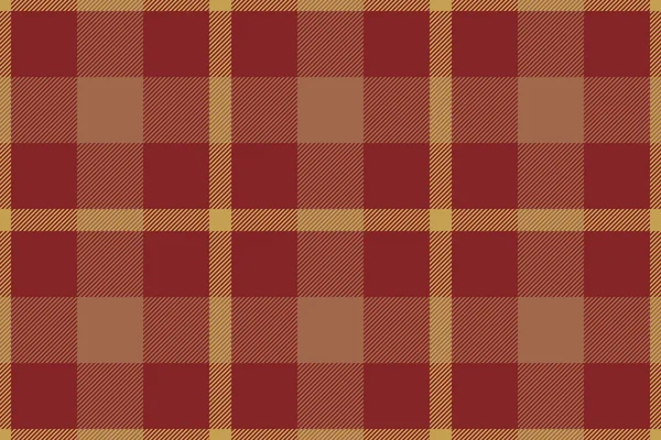 Vector Texture Tartan Plaid Seamless Check Fabric Pattern Textile Background — Stock Vector