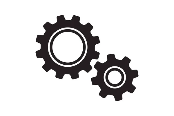 Setting Icon Vector Work Cog Gear Element Cogweel Mechanism Symbol —  Vetores de Stock