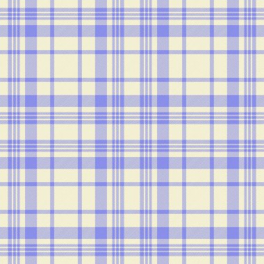 Kumaş arka planı. Tekstil vektör tartan. Ekose denetim dokusu mavi ve açık renklerde pürüzsüz.