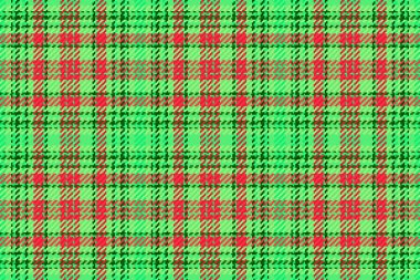 Ekose tekstil arka planı. Kumaş tartan vektörü. Koyu ve yeşil renklerde kusursuz desen kontrolü.