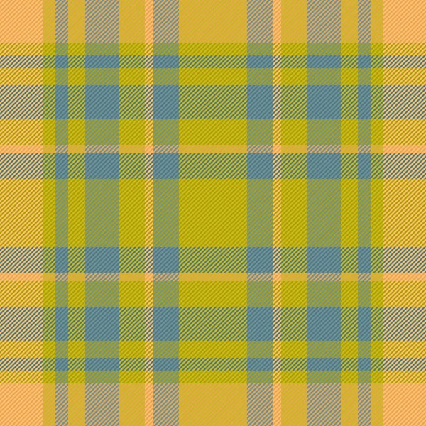 Textile Pattern Vector Check Tartan Background Texture Plaid Seamless Fabric — Stock Vector