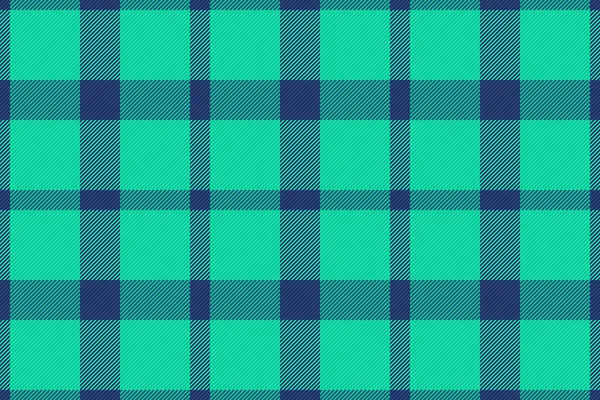 Seamless Check Fabric Tartan Plaid Background Vector Texture Textile Pattern — Stock Vector