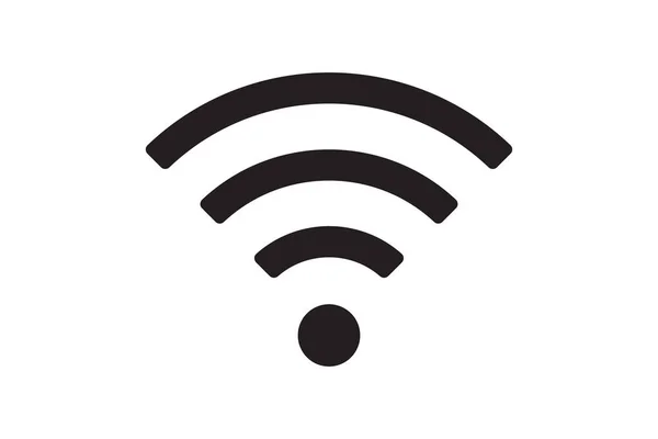 Symbool Signaal Verbinding Vector Draadloos Internet Technologie Teken Wifi Netwerk — Stockvector