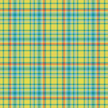 Ekose tekstil arka planı. Tartanı kontrol et. Doku kumaşı vektörü kırmızı ve mavi renklerde pürüzsüz.