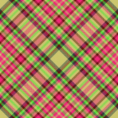 Örnek arka plan kumaşı. Tartan dokusuna bak. Koyu ve kırmızı renklerde kusursuz tekstil vektör ekoseli.