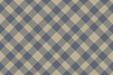 Arka plan vektörü kusursuz. Tekstil ekose kumaş. Pastel renkte kumaş tartını kontrol et.