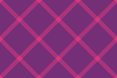 Kalıp kumaşı pürüzsüz. Tekstil dokusuna bak. Kırmızı ve pembe renklerde vektör ekose arkaplan tartanı.