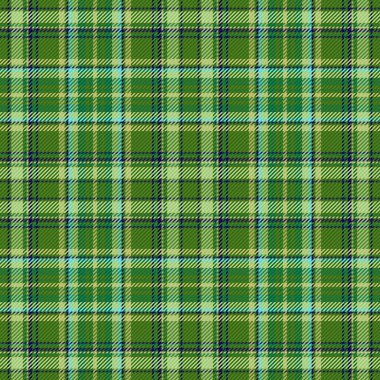 Ekose desenli kontrol. Kumaş kumaş tartan. Tekstil vektörü koyu ve turkuaz renklerde dikişsiz.