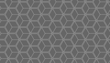 Geometrik desen kusursuz. Web arkaplanı veya kağıt baskı için modaya uygun tasarım vektör arka planı. Döşeme dokusu.