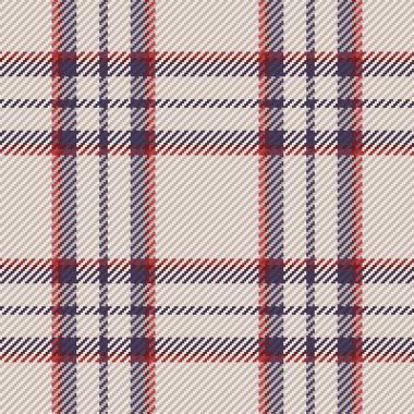 İskoç ekosesinin kusursuz deseni. Kumaş dokusunu kontrol ederek tekrarlanabilir arkaplan. Çizgili tekstil izinin düz vektör arkaplanı.