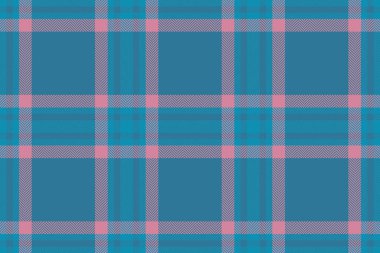 Tartan kusursuz vektör. Desen yapısını kontrol et. Arka plan kumaş ekose tekstil mavi ve kırmızı renkler.