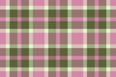 Tekstil vektörü. Arkaplan desenli ekose. Kumaş tartanı kırmızı ve yeşil renklerde kusursuz kontrol et.