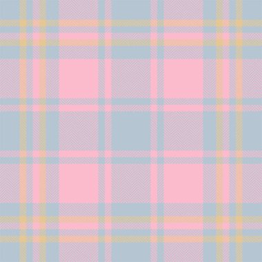 Ekose kontrol deseni pembe. Kusursuz kumaş dokusu. Tartan tekstil baskı tasarımı.